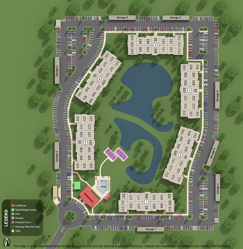 Site Map at Parkside at East Village, Lady Lake